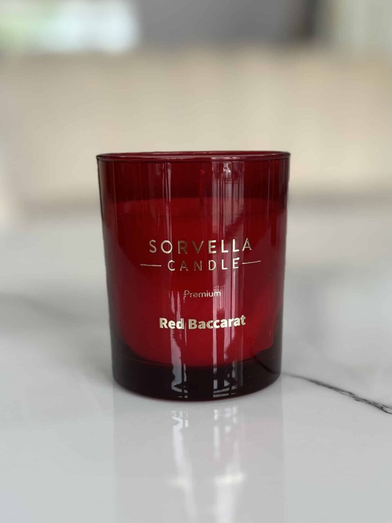 Sorvella sviečka Red Baccarat
