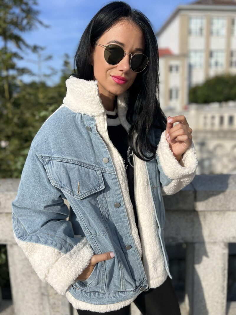 Denim biela bunda - Image 3