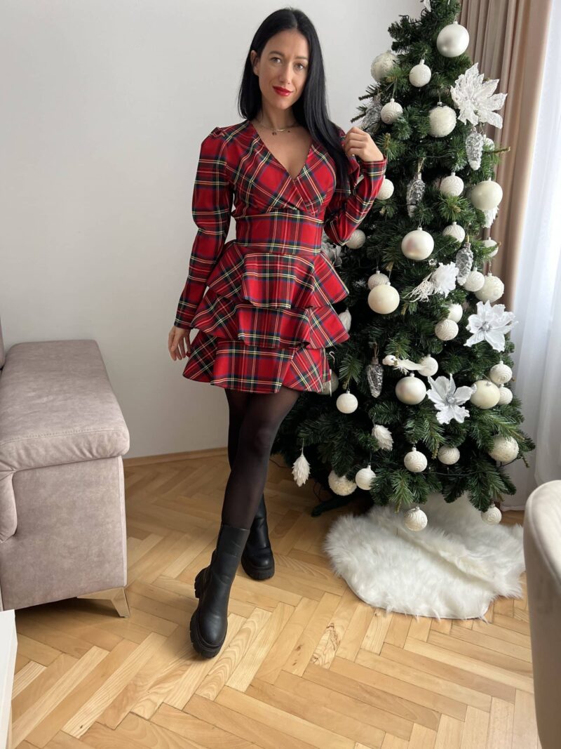 Anna kárované šaty - Image 4