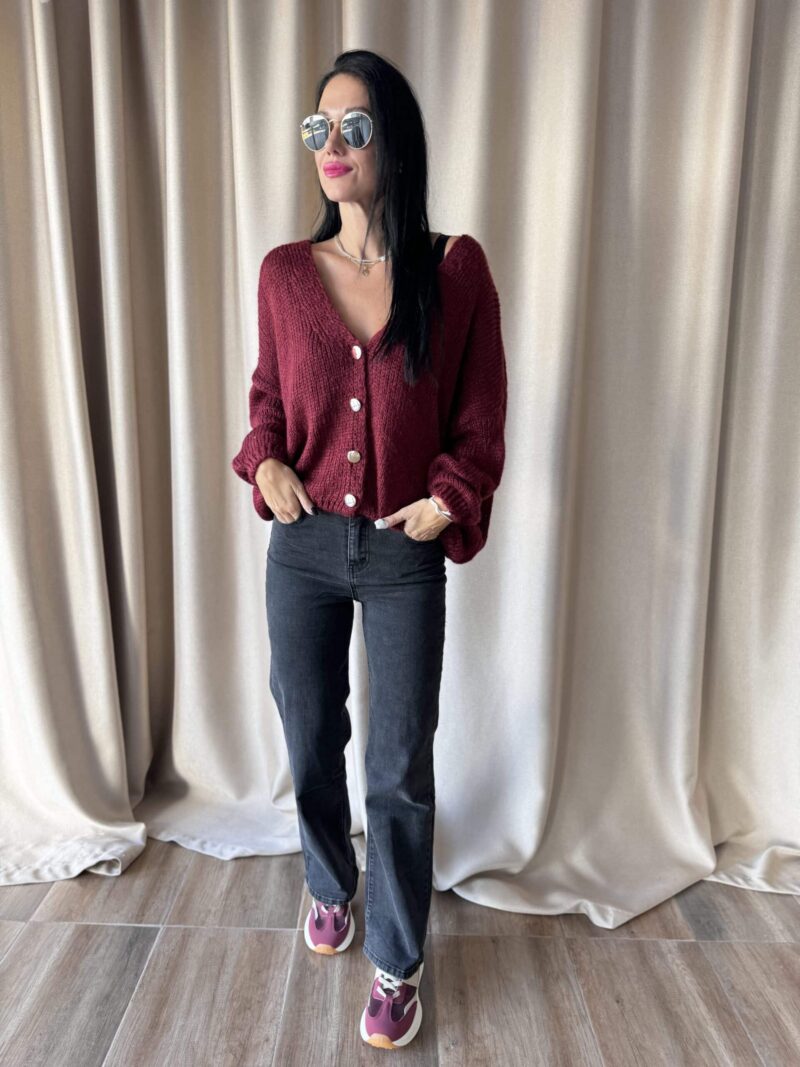 LOVE sveter burgundy - Image 6