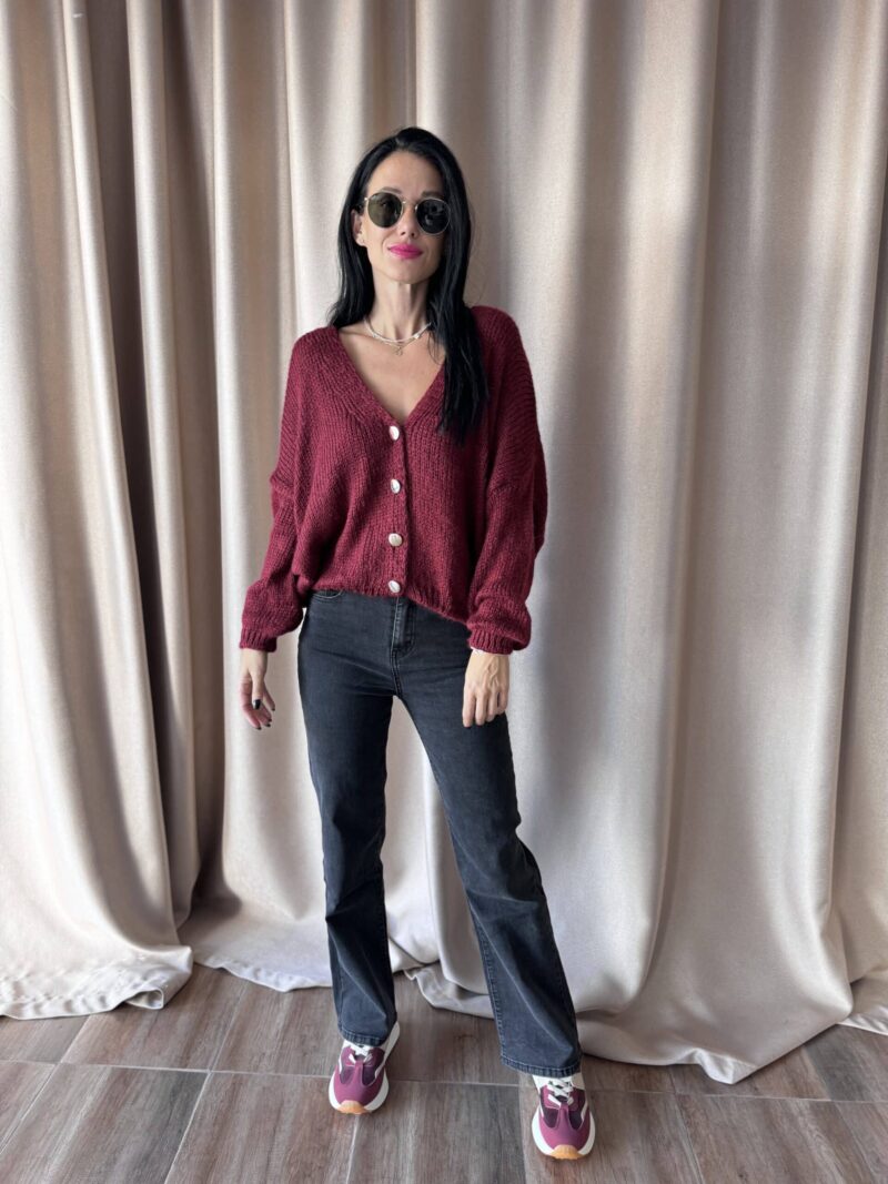 LOVE sveter burgundy - Image 5
