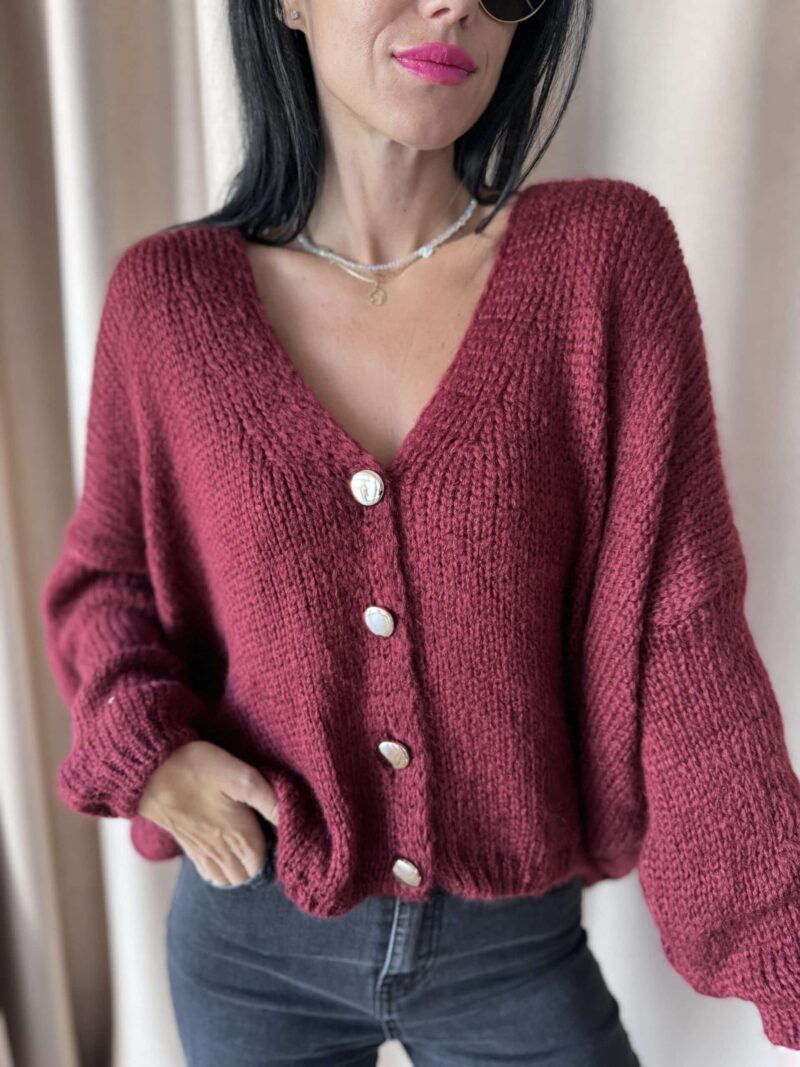 LOVE sveter burgundy - Image 4