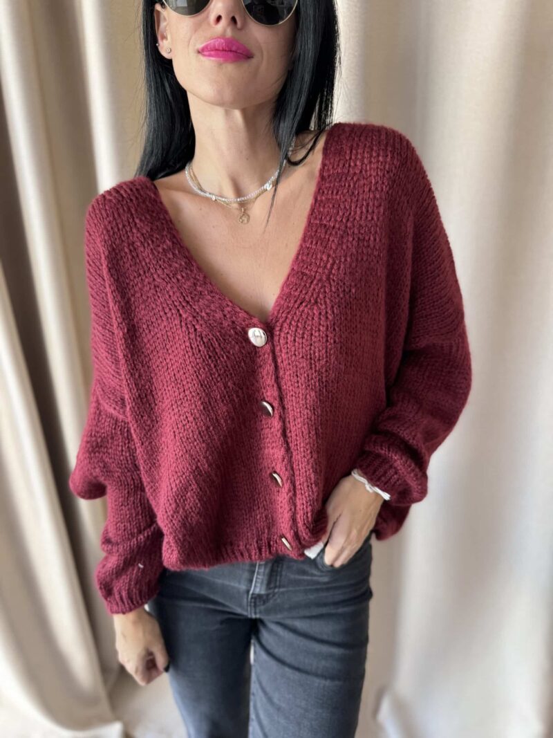 LOVE sveter burgundy - Image 7