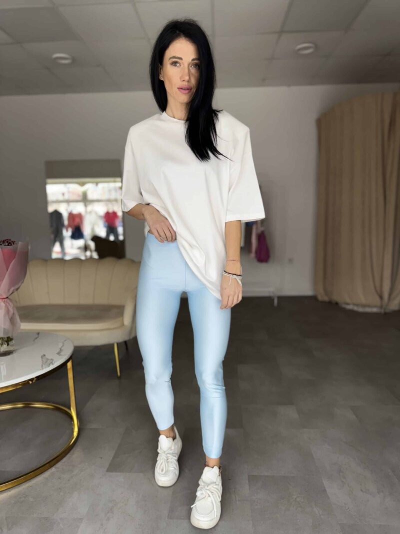 Legíny SHINE baby blue - Image 6