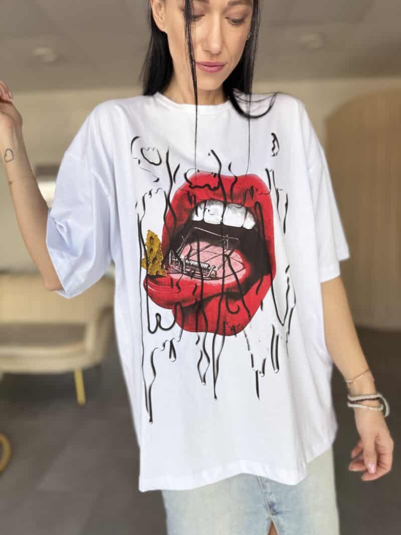 Oversized tričko KISS - Image 5