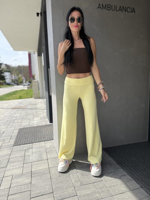 Legíny do twistu žlté