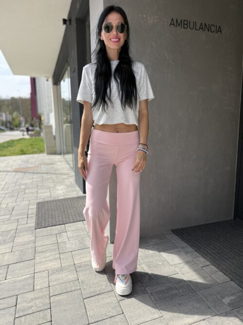 Legíny do twistu ružové