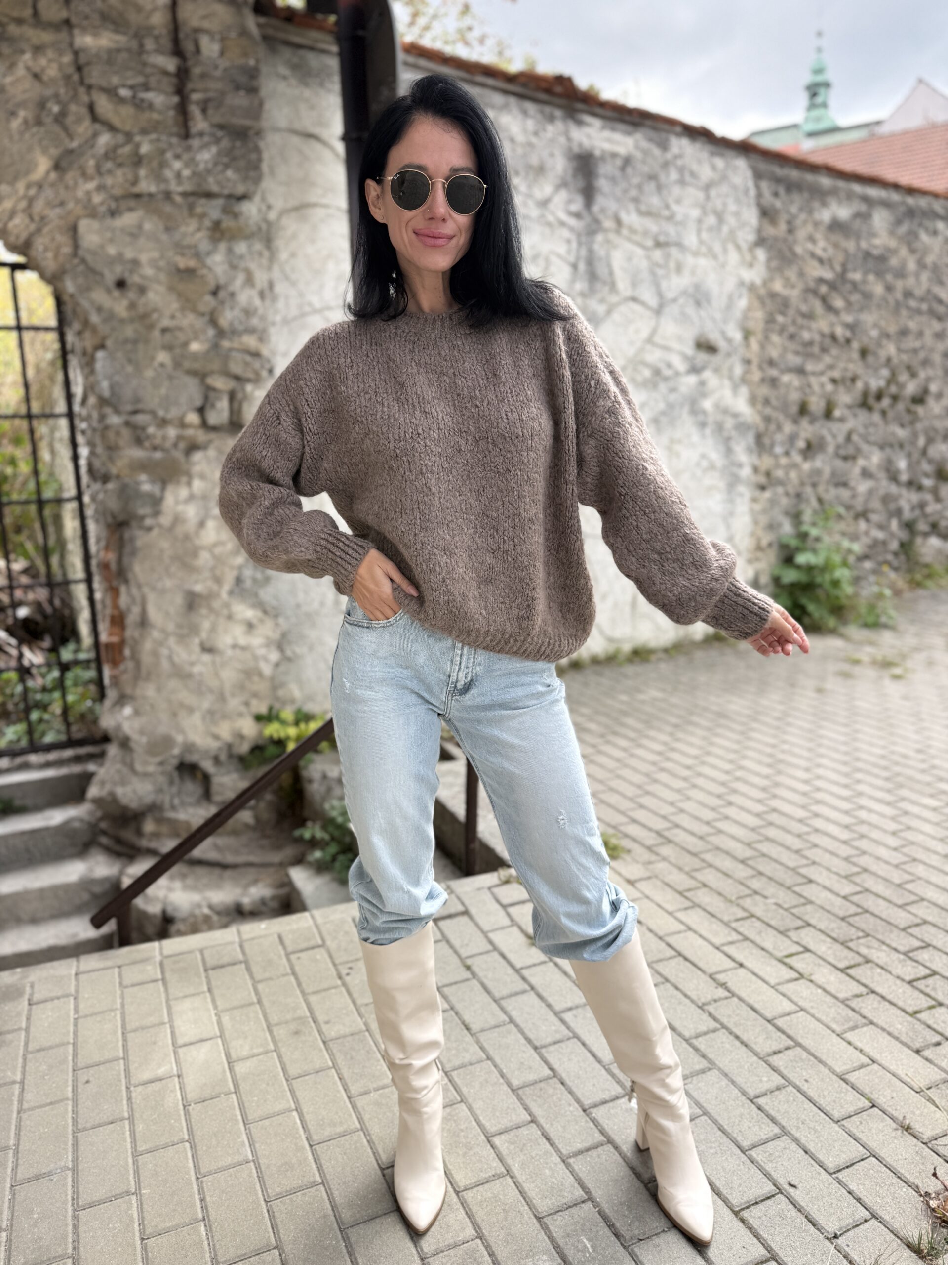 Sveter ZARA mocca – Obrázok 6
